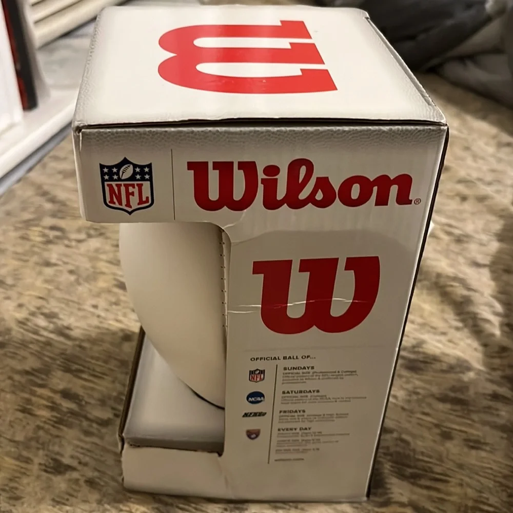 Wilson No box SIGNED Autographed football #49 - Picture 8 of 9